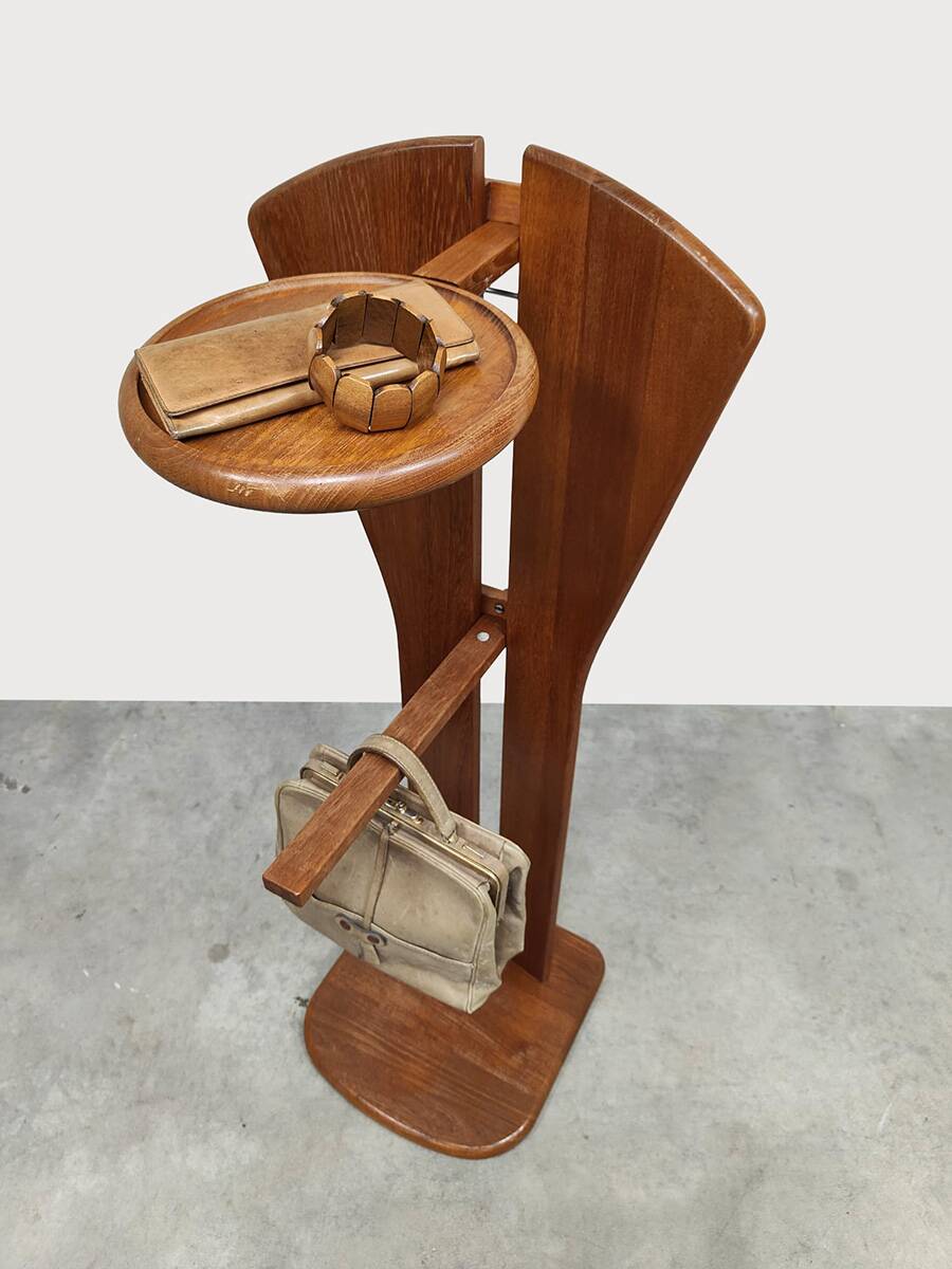 Vintage rare Danish design figural valet stand dressboy by Aksel Kjersgaard