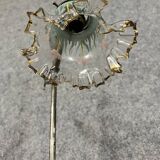 1900s desk lamp in silver-plated bronze and metal