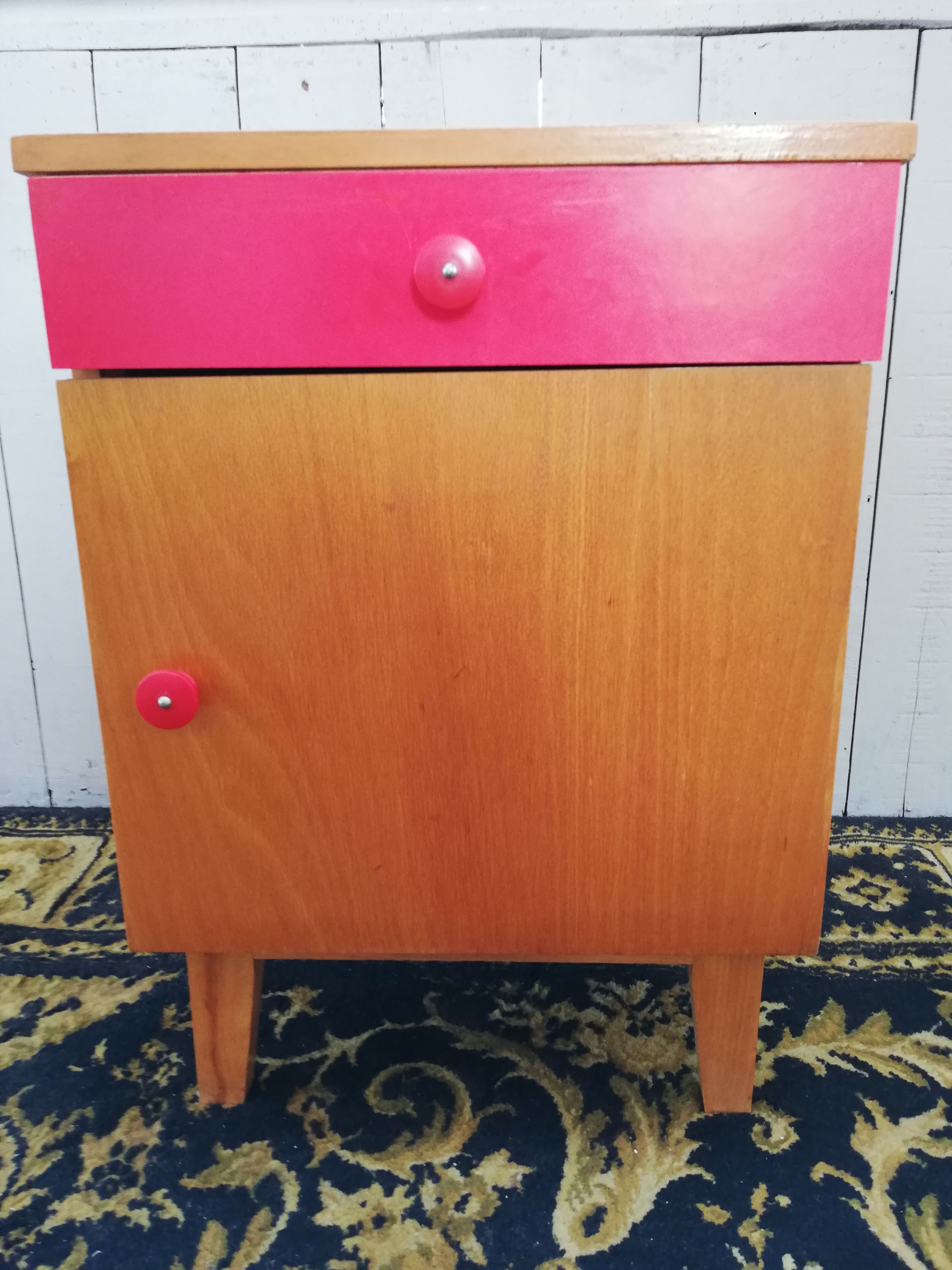Pair of bedside tables, Czech