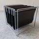 Magazine rack from the 70s/80s by Gérard Rignault for Group SA