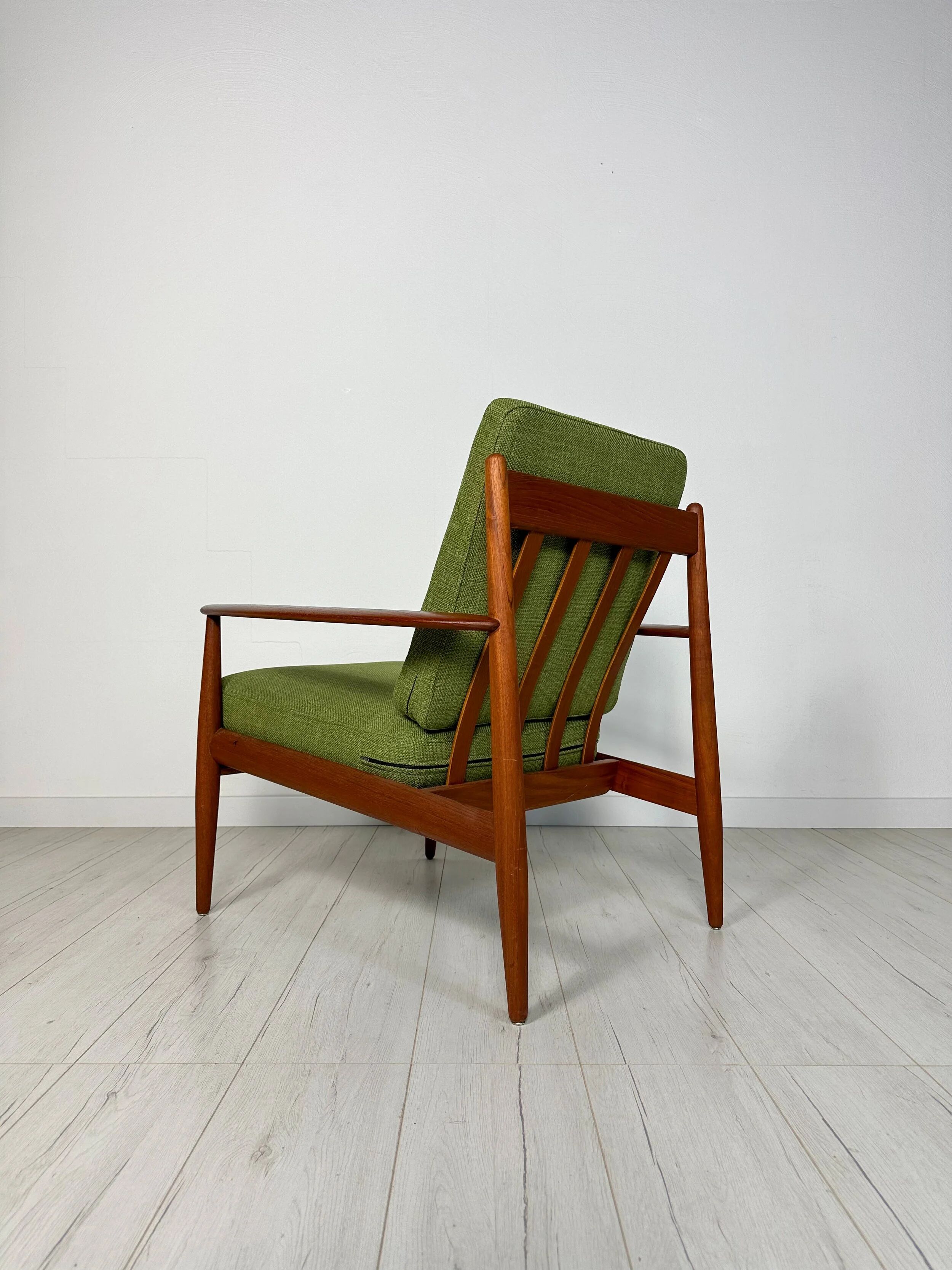 1950s Vintage Danish Teak Armchair by Grete Jalk for France & Daverkosen