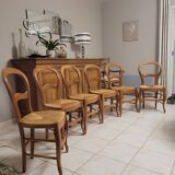 Louis Philippe cherry chairs
