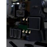 Wall organiser plateau Uten.Silo black by Dorothee Maurer Becker for Design M, 1960s