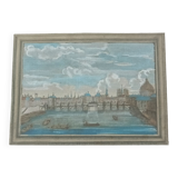 Gravure Pont Neuf Paris