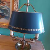BOUILLOTTE LAMP IN BRONZE, SIGN DECOR