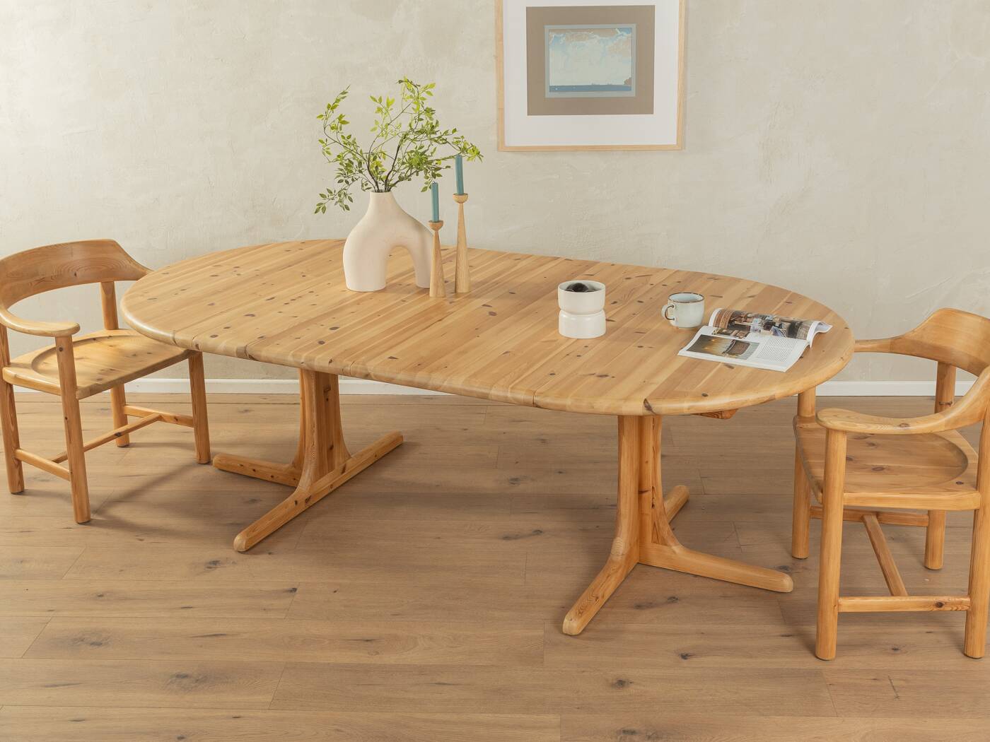 1970s dining table, vintage