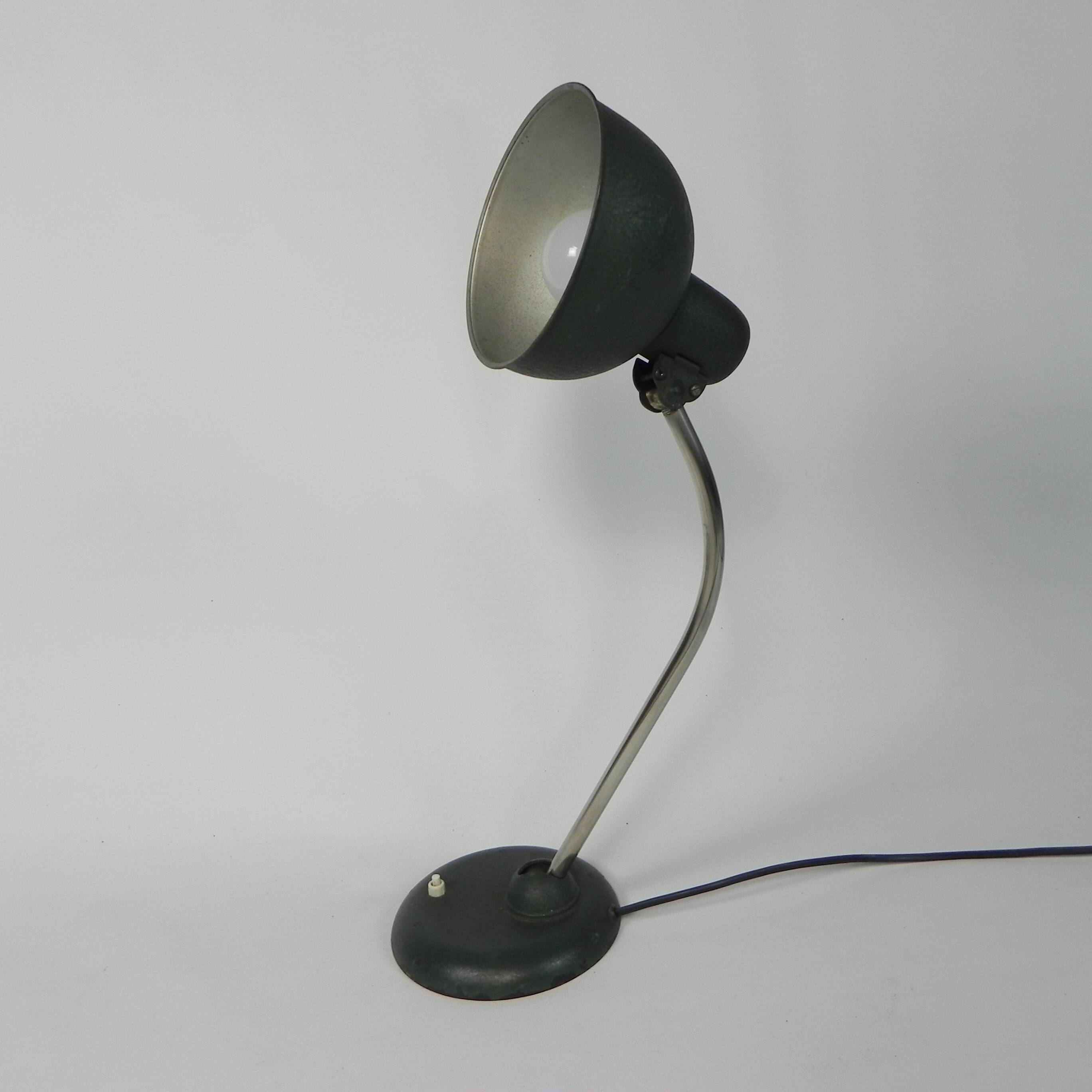 Bauhaus lamp model 6551 by Kaiser idell, 1940s
