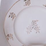 Set of opaque porcelain plates 'Raphael' from the French manufacturer Digoin-Sarreguemines