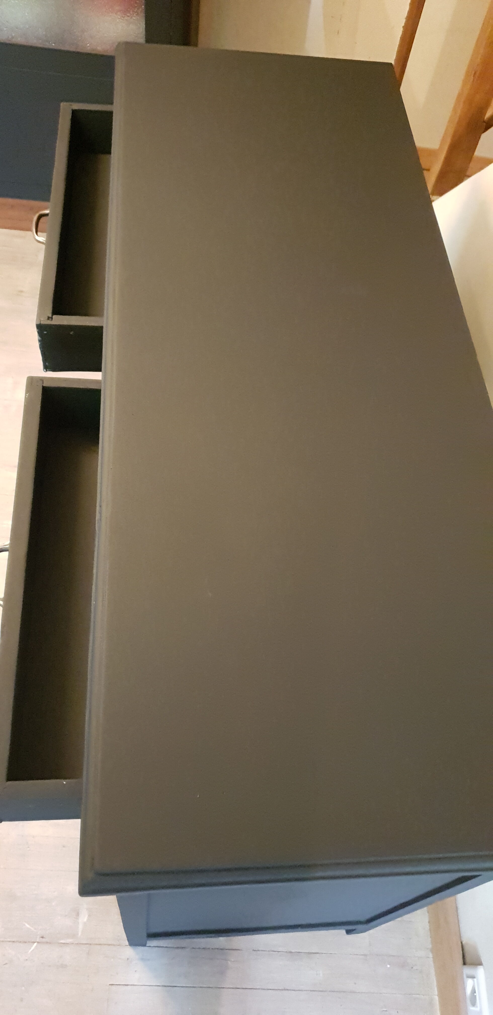 Black art deco buffet