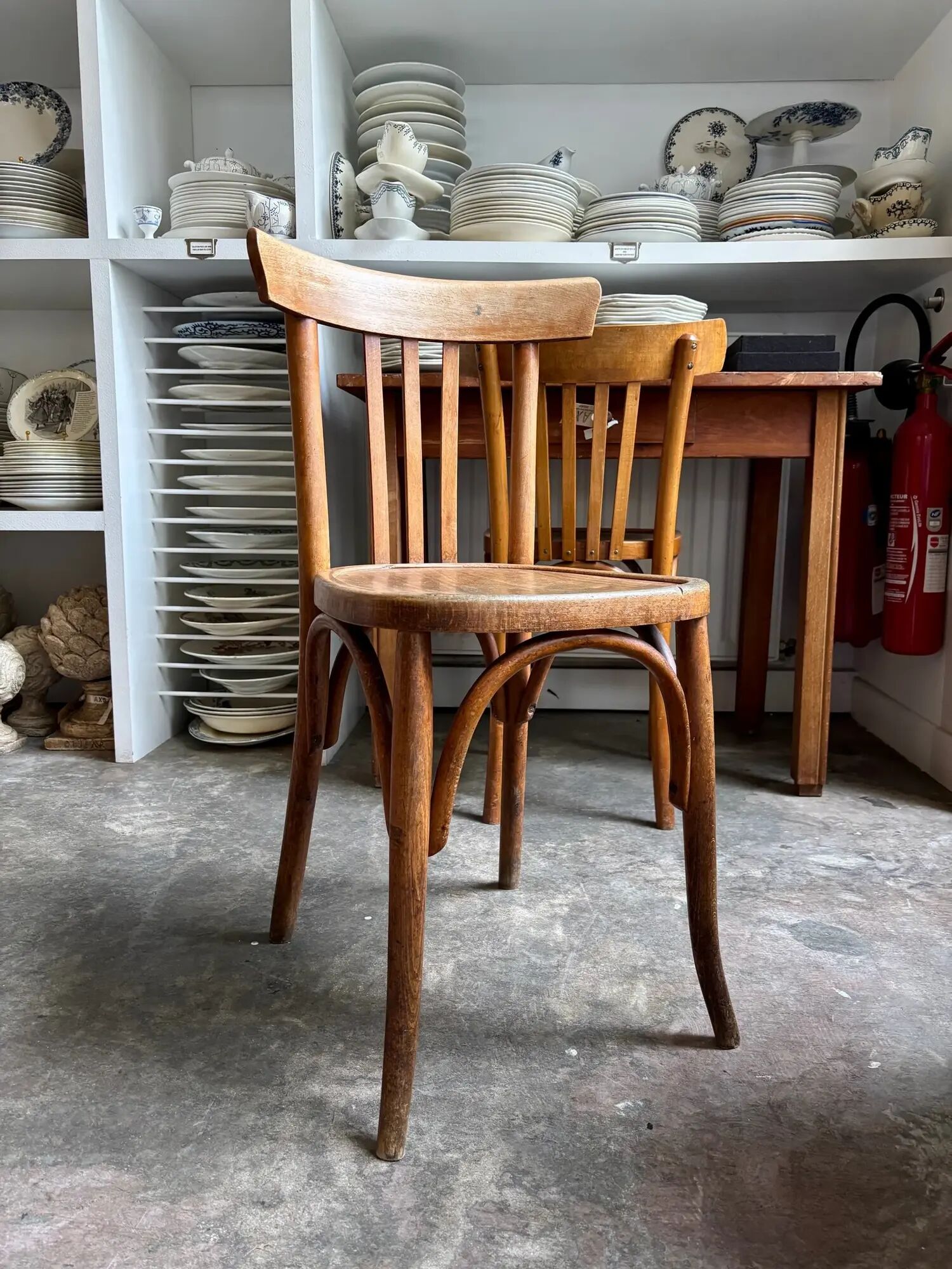 Mahieu bistro chair in bent beech