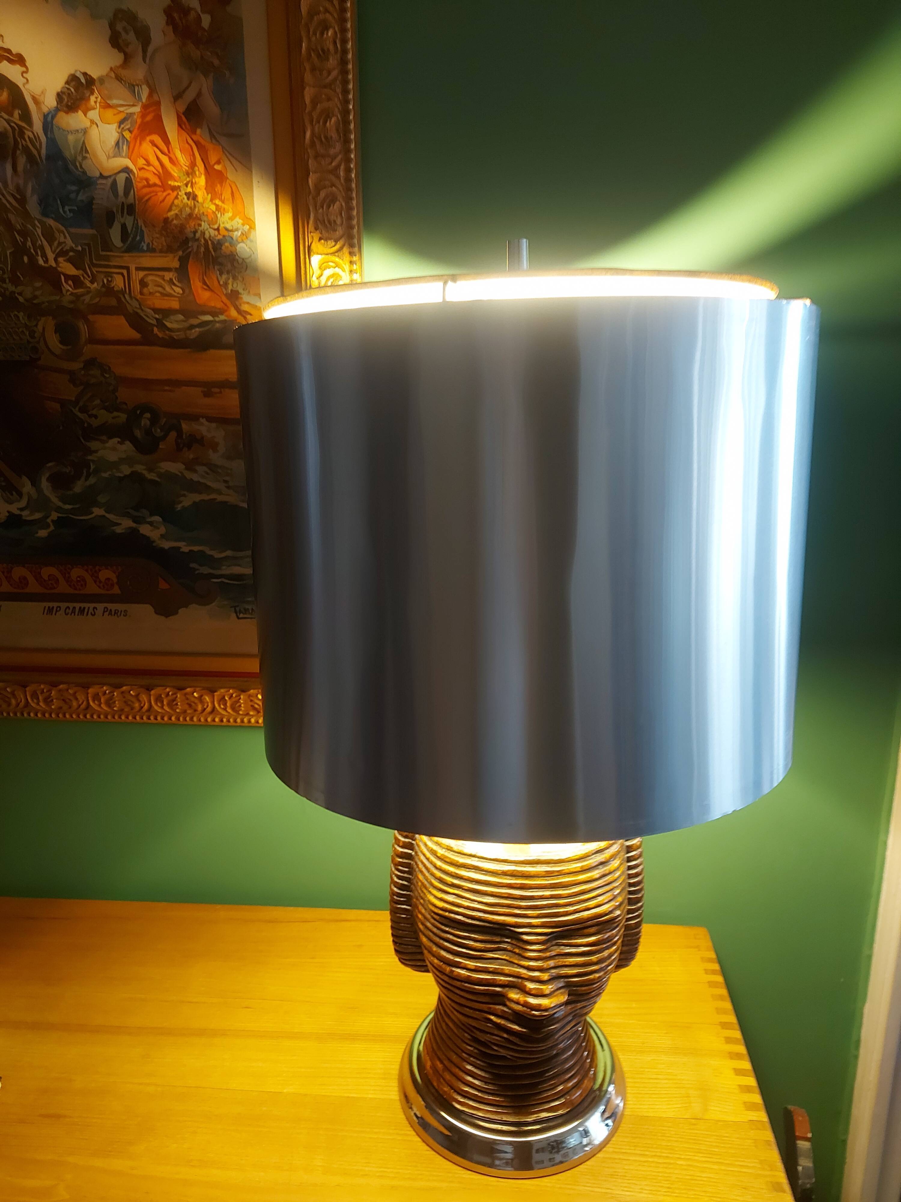 Vintage ceramic lamp of the years 70's luxor