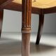French armchair 19th century leather