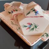 Gabriel FOURMAITRAUX (1886-1984) / 3-piece set / Sugar bowl, creamer and ceramic tray
