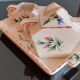 Gabriel FOURMAITRAUX (1886-1984) / 3-piece set / Sugar bowl, creamer and ceramic tray