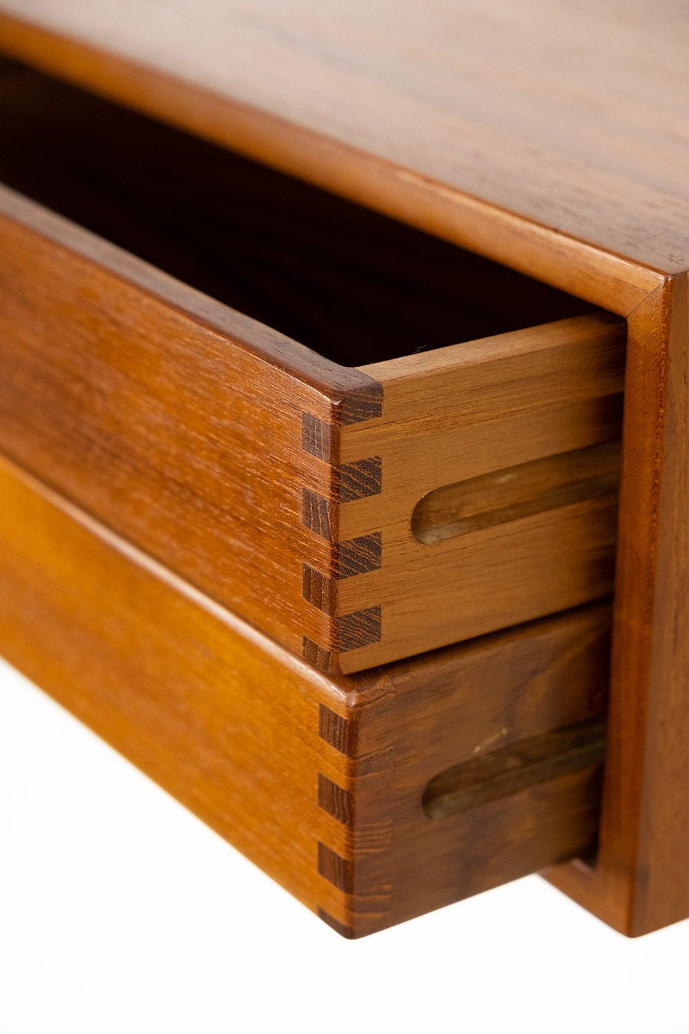 Console murale en teck par Kai Kristiansen pour Aksel Kjersgaard années 1960