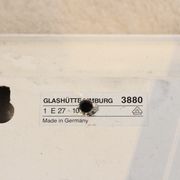 Ensemble d'ppliques de Glashütte Limburg  Allemagne 1970
