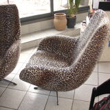 Pair of armchairs "egg" of 1973