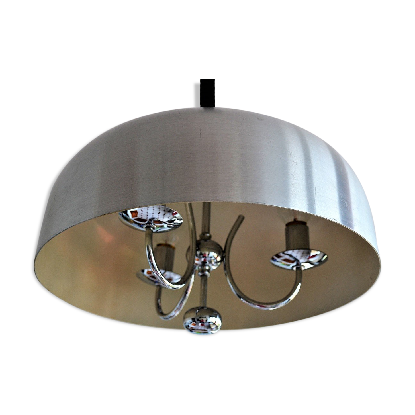 Vintage brushed aluminum suspension Germany 1970