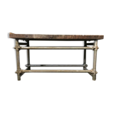 vintage industrial workbench / sidetable / work table