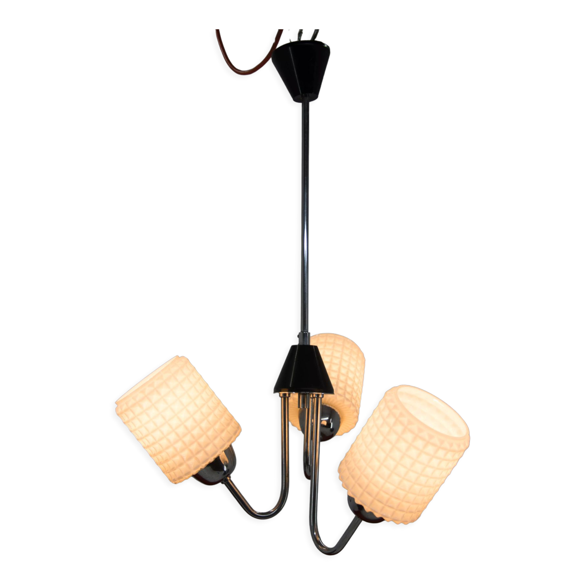 Mid-Century Chandelier, Lidokov, 1960s