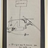 Illustration DANINOS from 1962 "Departure"