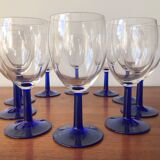 Vintage cobalt blue stemmed lenses