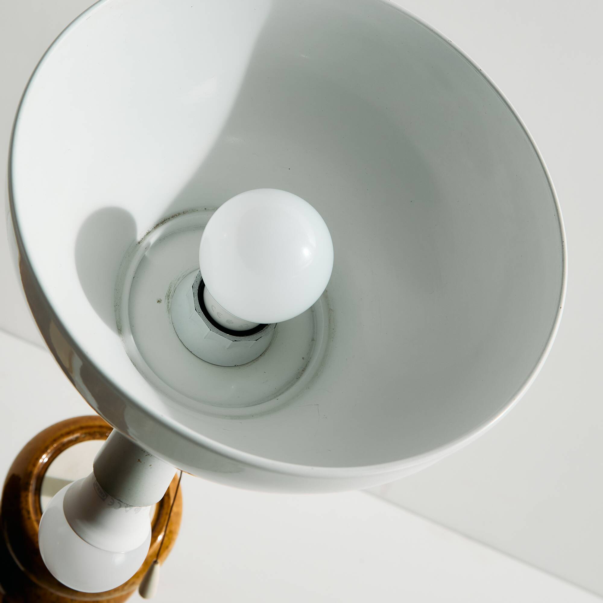 German ceramic floor lamp by Kaiser Leuchten
