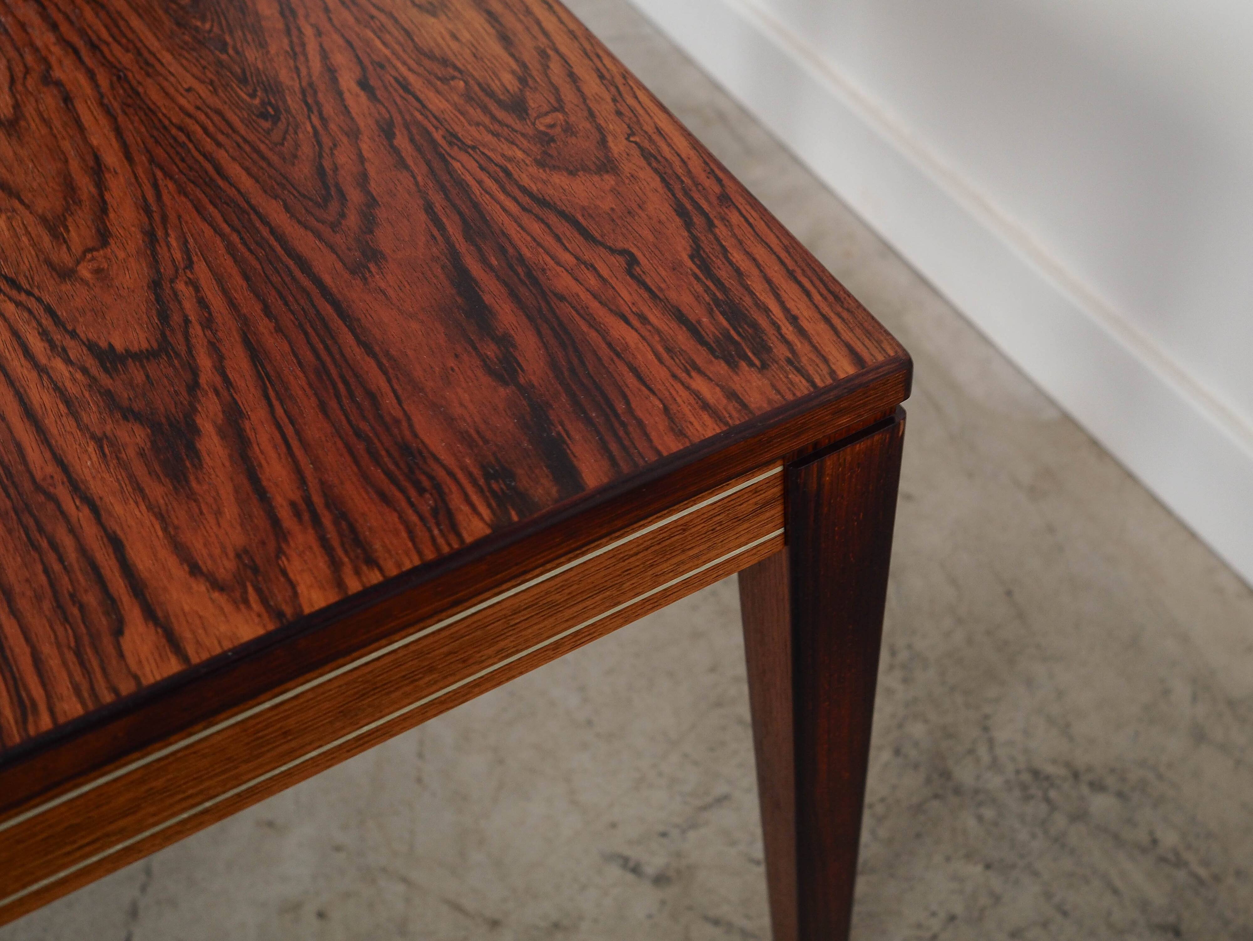 Rosewood coffee table, Danish design, 1970s, made in Denmark