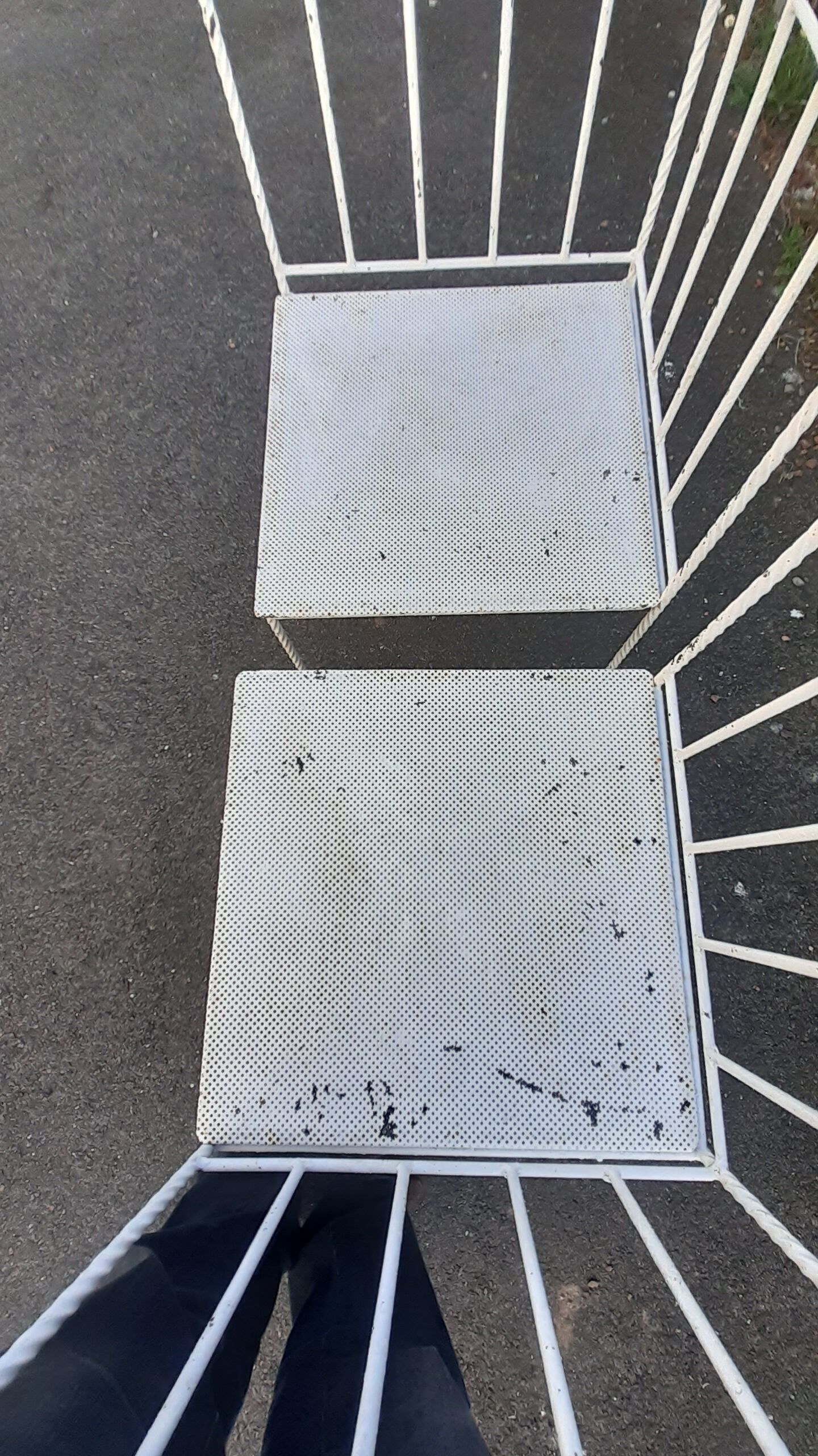 Iron garden chairs