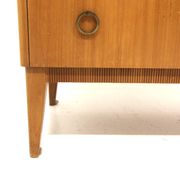 Scandinavian secretary in elm, Swedish modern, Sweden, 1940.