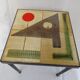 Side table in earthenware signed by Jacques Lignier, Vallauris, 1960