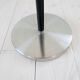 Modern mid-century chrome leather floor lamp Atelje Lyktan, Sweden