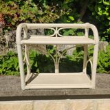 Rattan and wicker shelf