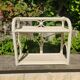 Rattan and wicker shelf