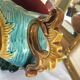 Art Nouveau planter barbotine Majolica 19th