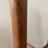 Varnished wooden stool