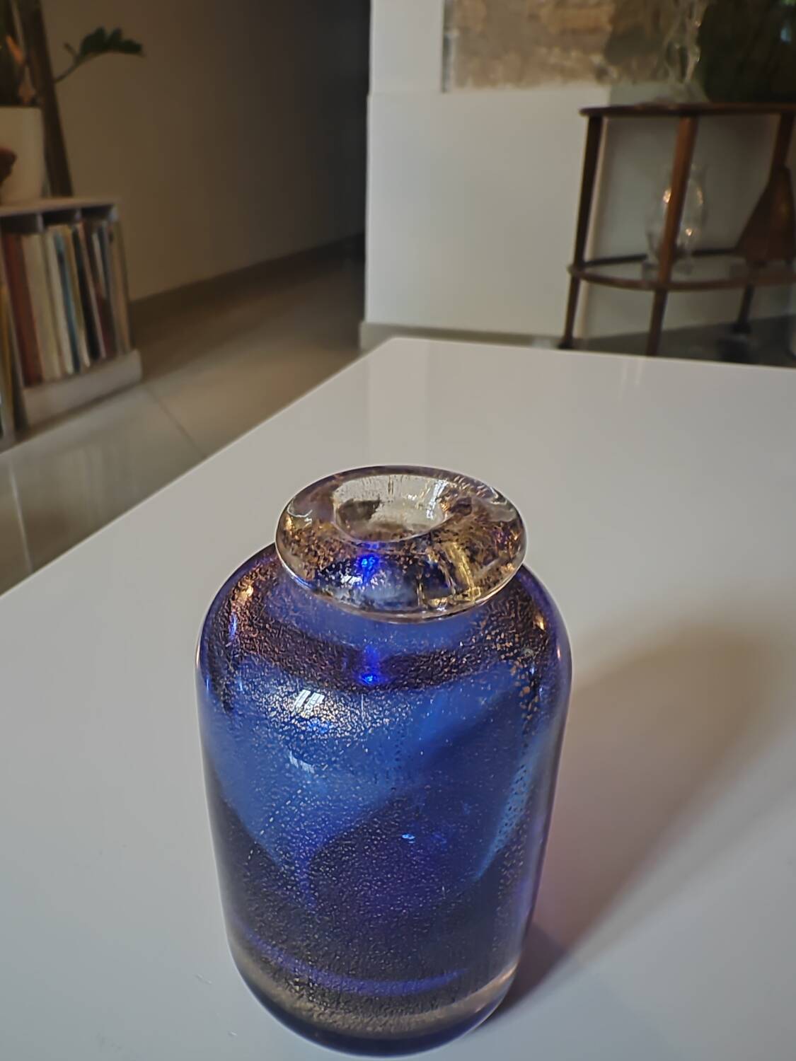 Glass paste vase