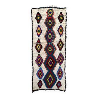 Tapis Marocain coloré Azilal -  190 x 75 cm