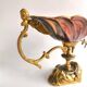 Late Art Deco bronze and porcelain centrepiece.