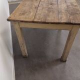 Old patinated farm table