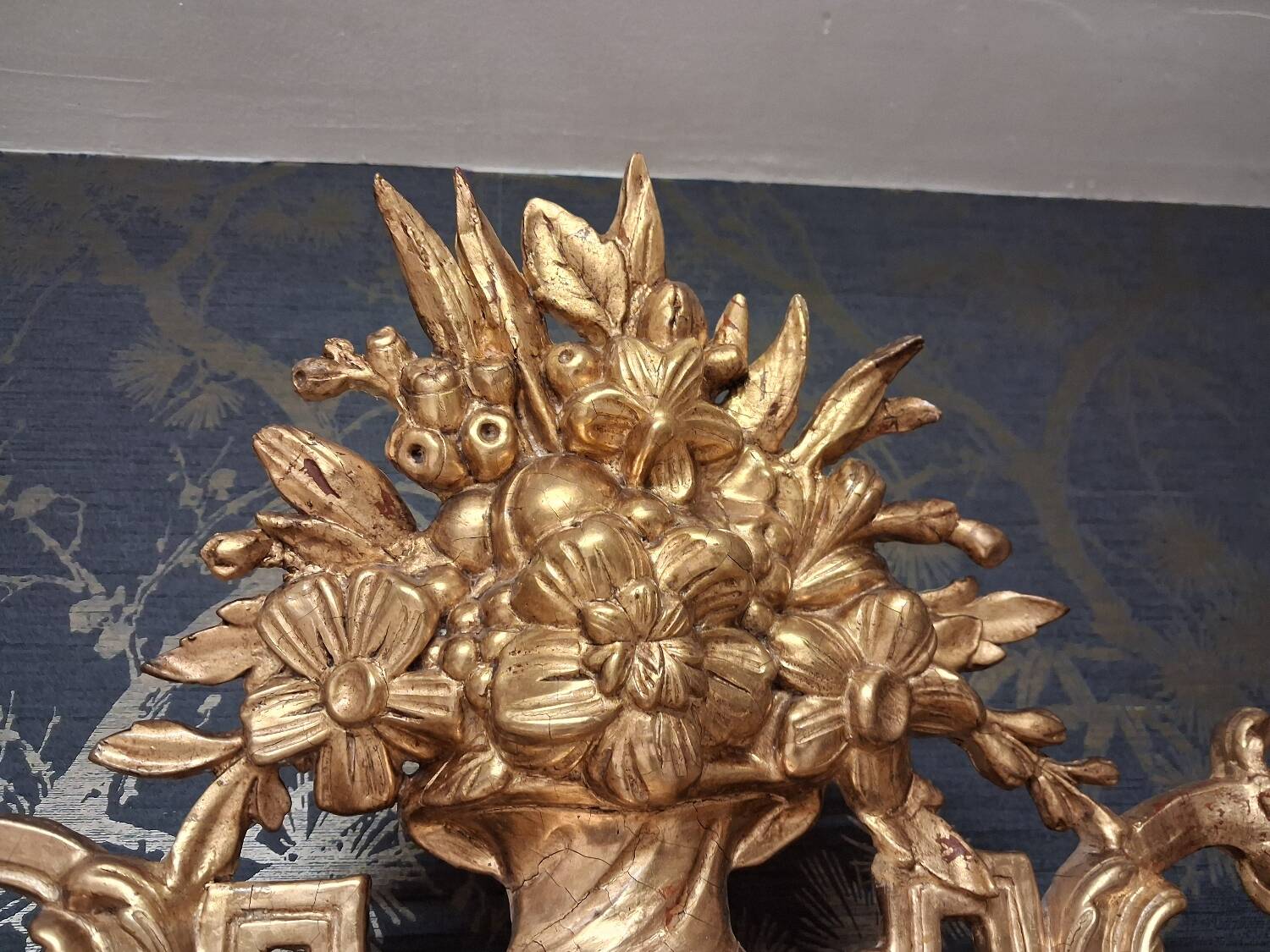 19th century mirror inspired by Louis XVI style, 2.15m x 98cm