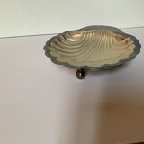 Silver metal and glass butter