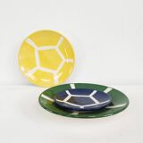 Assiette moyenne - sol vert