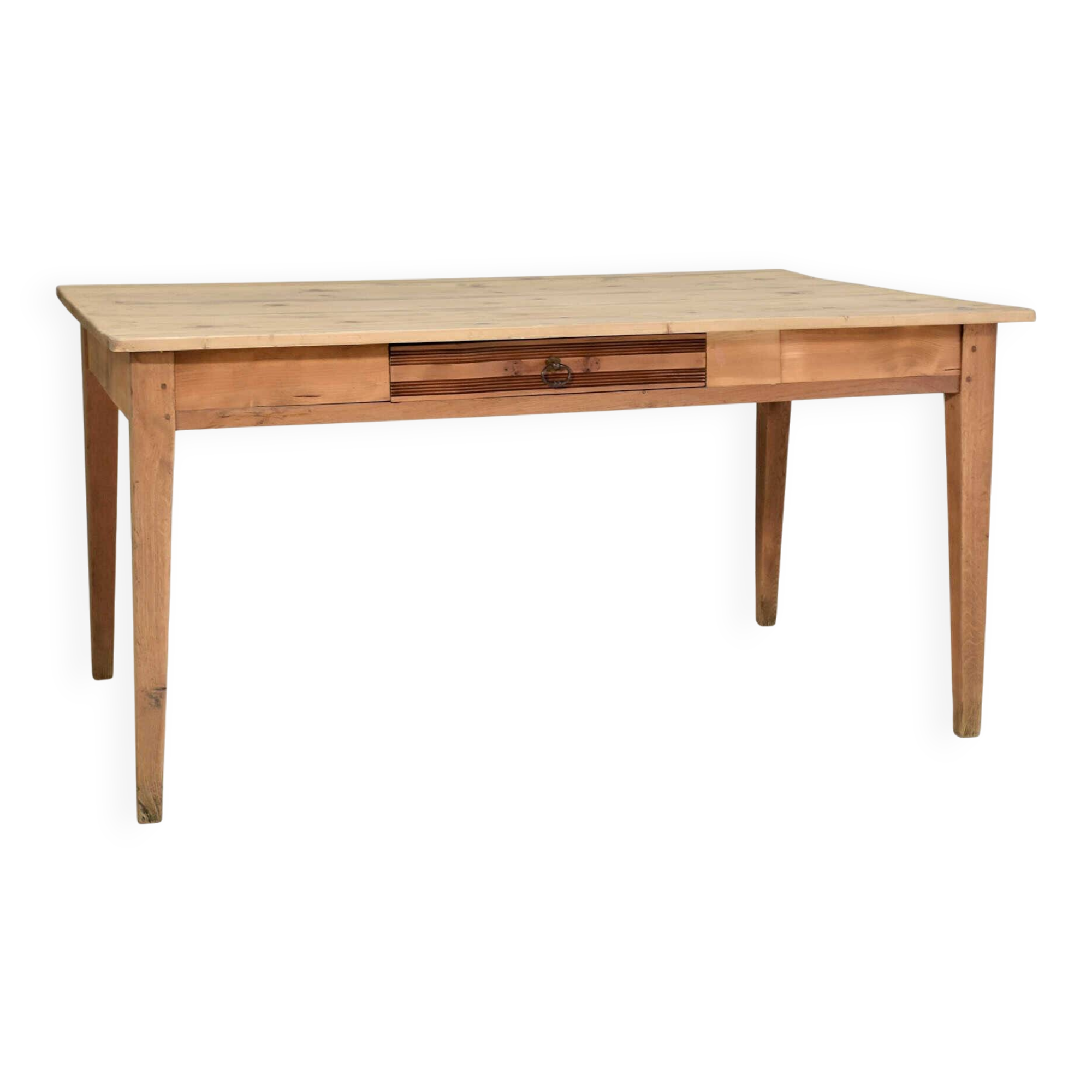 Vintage farmhouse table, oak legs