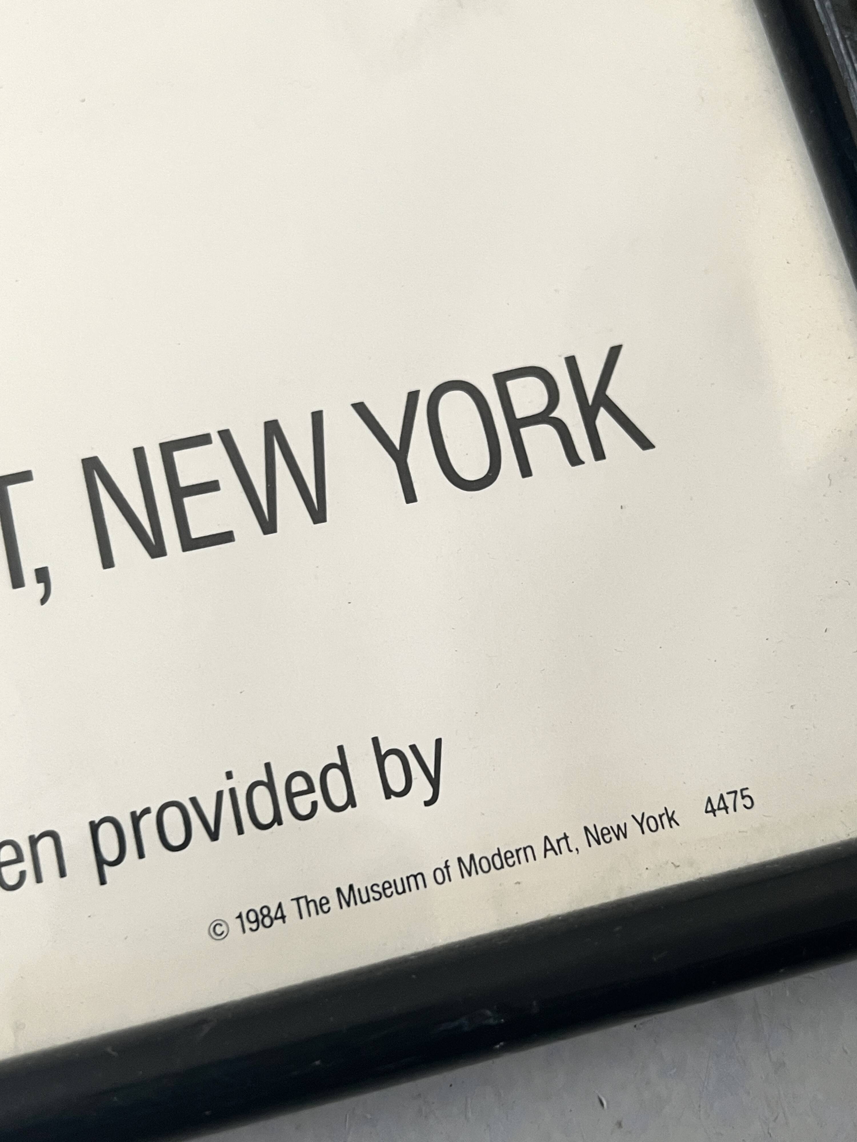 Original and official poster Moma New York, Irving Penn 1984