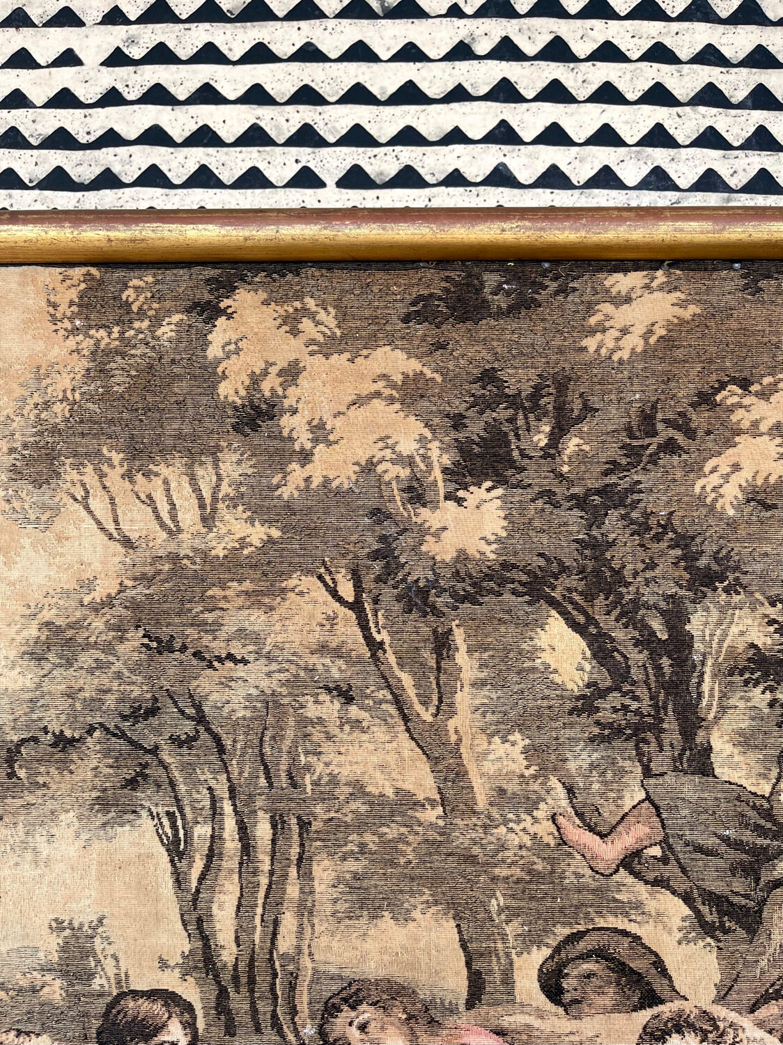 Vintage tapestry after Rubens