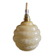Yellow glass lamp from Clichy
