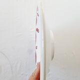 Large Art Deco porcelain soup plate from Badonviller from the 1930s