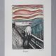 Edvard Munch: The Scream, signed lithograph