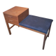 Vintage Scandinavian telephone bench